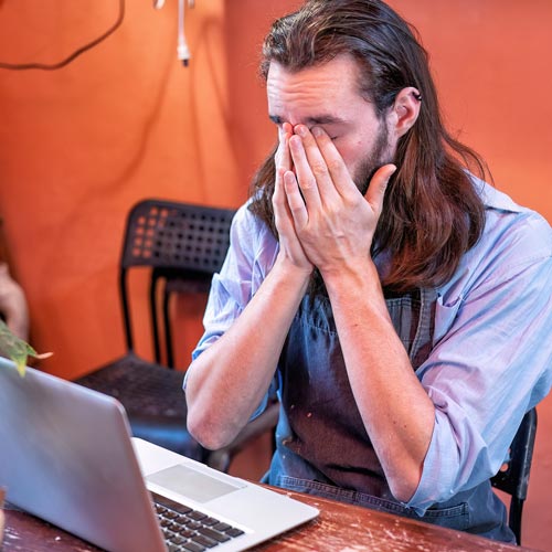 tired-stressed-HVAC-Owner-bad-review